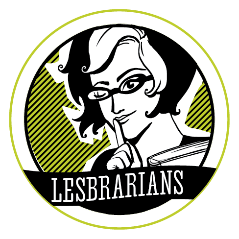 lesbrarians_circles_Green green two-tone hair profile shusher